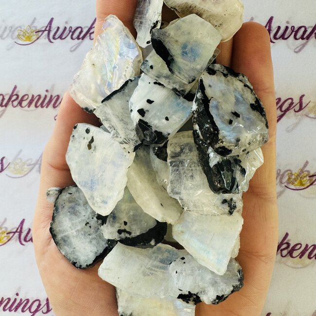 Rainbow Moonstone (AAA Grade) Slab Slice
