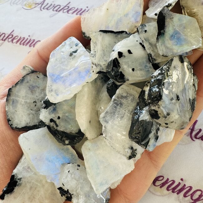 Rainbow Moonstone (AAA Grade) Slab Slice