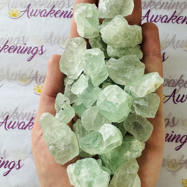 Green Fluorite Small - Rough Raw Natural