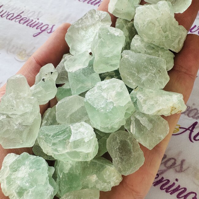 Green Fluorite Small - Rough Raw Natural