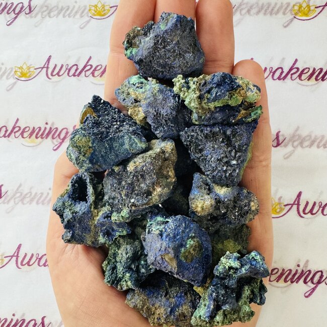 Azurite Medium-Natural Rough Raw
