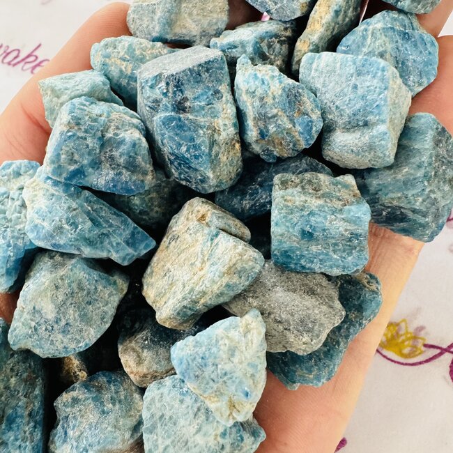 Blue Apatite - Rough Raw Natural