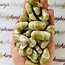 Chevron Prasiolite (Green Amethyst) - Tumbled