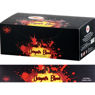 Dragons Dragon's Blood Incense -12 Sticks in a Box 15g - Green Tree