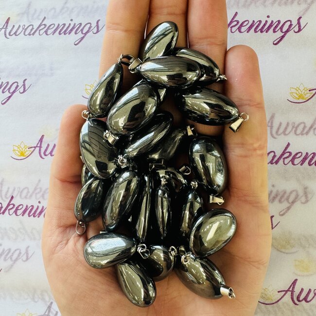 Hematite Pendants - Tumbled