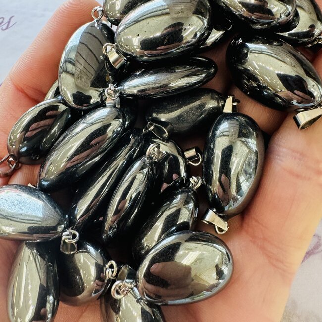 Hematite Pendants - Tumbled