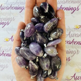 Amethyst Pendant Tumbled