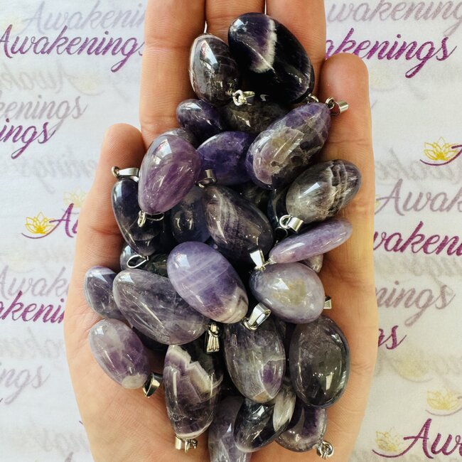 Amethyst Pendant Tumbled