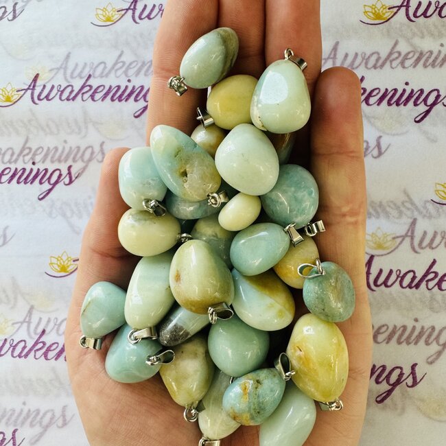 Amazonite Pendants - Tumbled