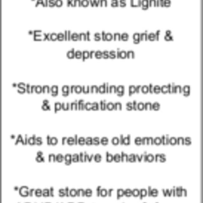 Whitby Jet  - Tumbled