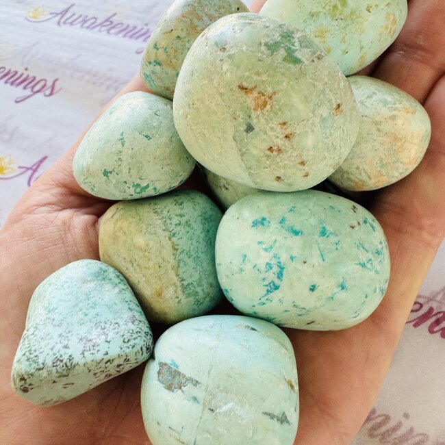 Natural Turquoise (Light)- Tumbled
