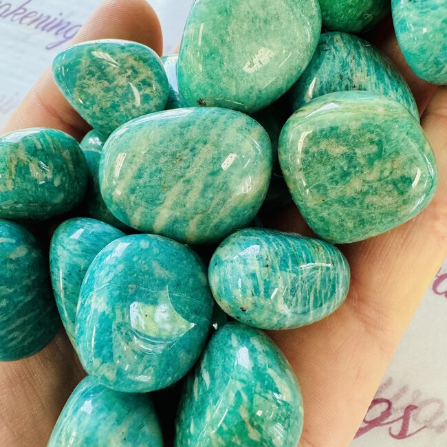 Russian Amazonite (Fancy) - Tumbled