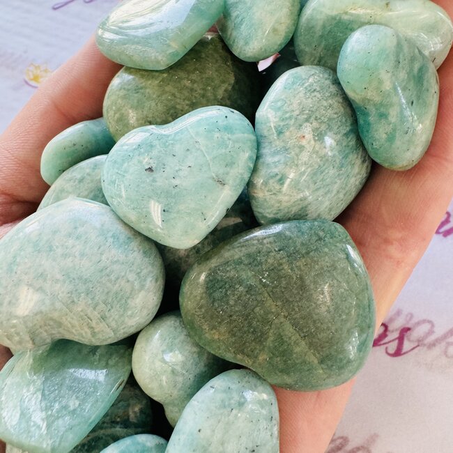 Amazonite Hearts - Small