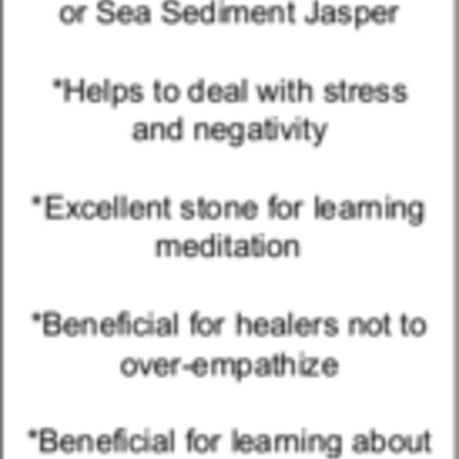 Ocean (Sea Sediment Marine) Jasper Pendants - Tumbled