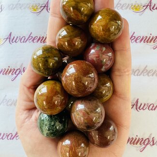 Ocean (Sea Sediment Marine) Jasper Sphere Orb 25 - 30mm