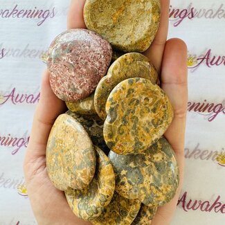 Mirium Jasper Palm Stones Mirium Jasper Palm Stones
