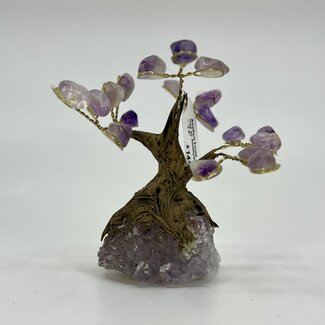 Amethyst Bonsai Tree on Amethyst - 3-4" Small