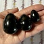 Black Obsidian Yoni Eggs - Set of 3 - Womb Keagle Healing