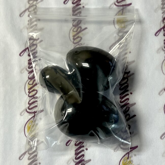 Black Obsidian Yoni Eggs - Set of 3 - Womb Keagle Healing