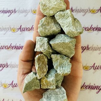 Green Lava Stone - Rough Raw Natural