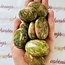 Unakite Jasper Palm Pillow Pocket Stone