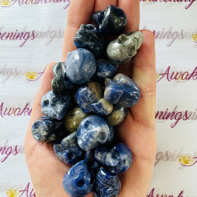 Sodalite Skull - Mini