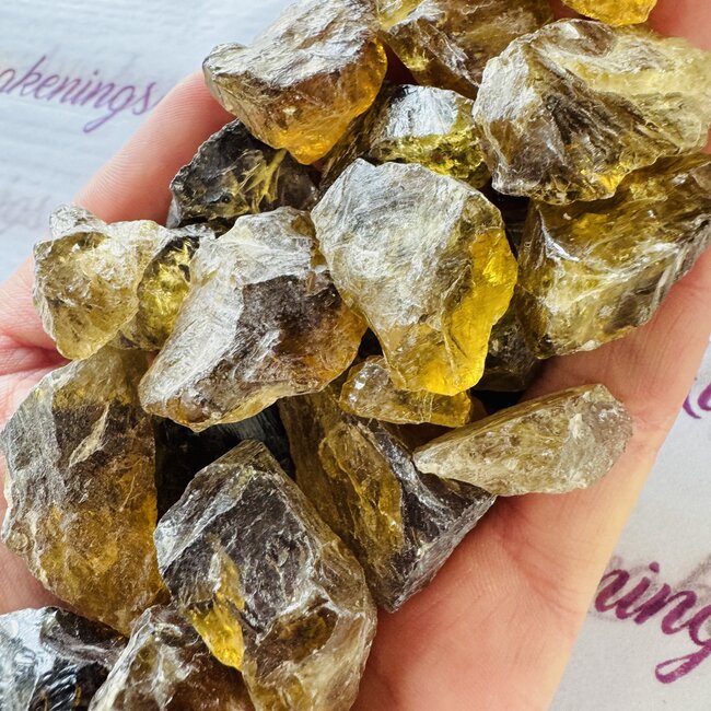 Smoky (Smokey) Citrine Quartz - Rough Raw Natural