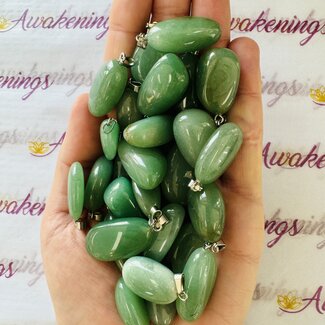 Green Aventurine Pendants - Tumbled