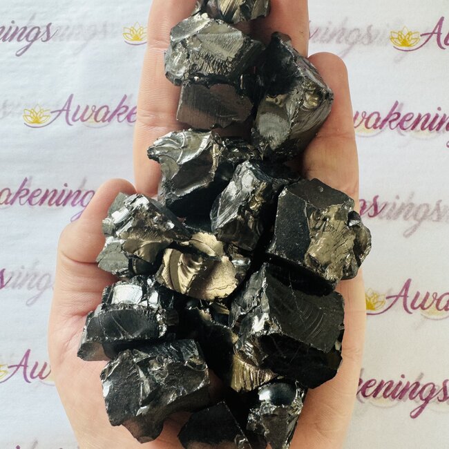 Elite Colombian Shungite (Raquirite) - Rough Raw Natural