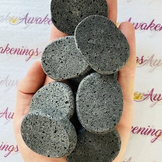 Lava Stone Oval Flats - Medium