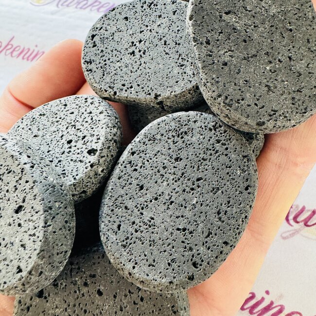 Lava Stone Oval Flats - Medium