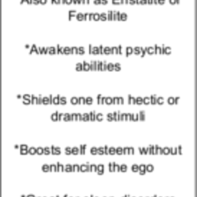 Hypersthene Palm Flat Stone