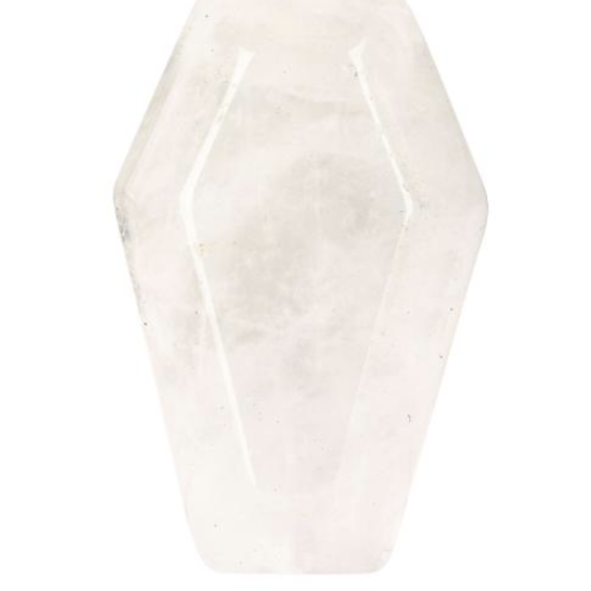 Clear (Crystal) Quartz Crystal Coffins - Carving Cabochon