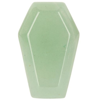 Green Aventurine Coffins - Carving Cabochon