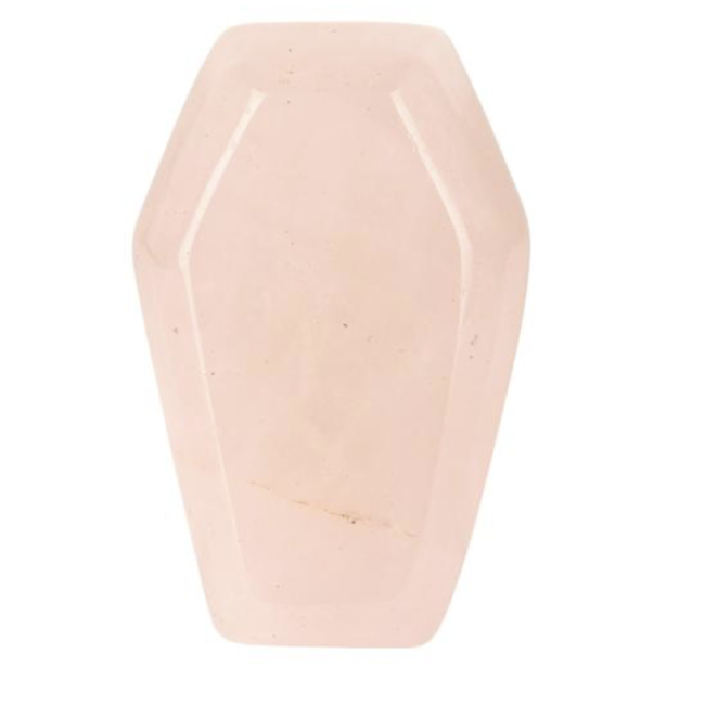 Rose Quartz Coffins - Carving Cabochon