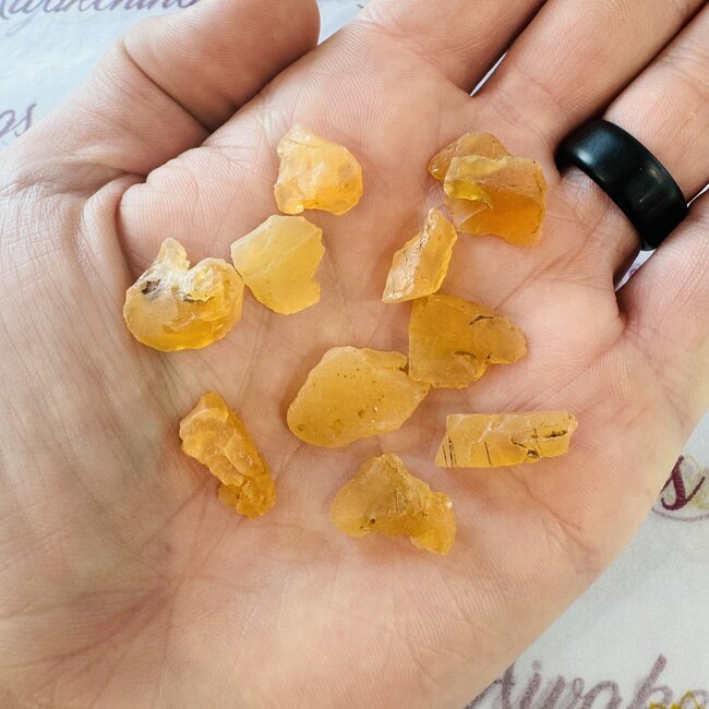 Fire Opal (Mexico) - Rough Raw Natural