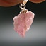 Pezzottaite Pendants - Rough Raw Natural Sterling Silver - 3.95carats
