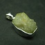 Rhodizite Pendant - Rough Raw Natural Sterling Silver - 2.08grams