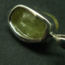 Rhodizite Pendant - Rough Raw Natural Sterling Silver - 2.08grams