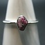 Bixbite (Red Beryl) Rings - Size 8 Rough Bezel Set - Sterling Silver Raw Natural 1.91 grams