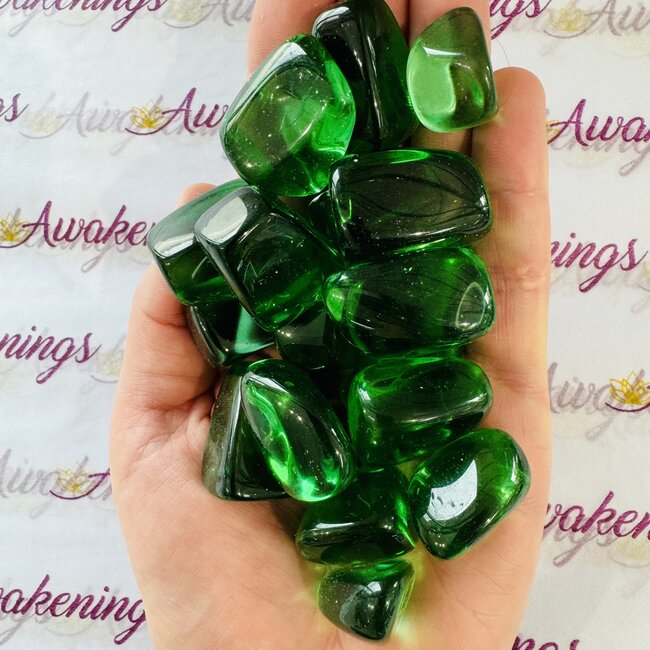 Gaia Stone (Helenite) - Tumbled