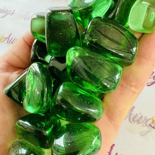 Gaia Stone (Helenite) - Tumbled