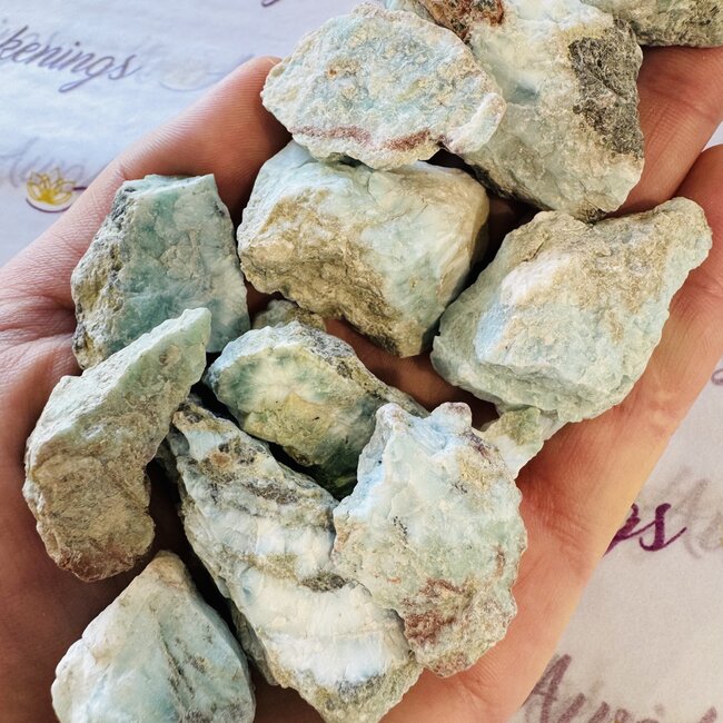 Larimar Rough Raw Natural- (1-2")