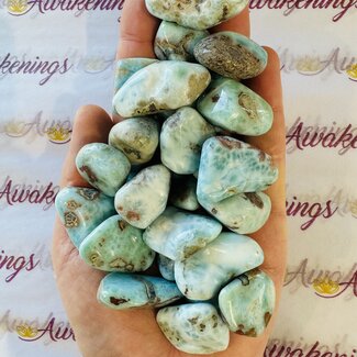 Larimar (Dolphin Stone) - Tumbled Large