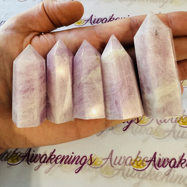 Kunzite Tower Point Generator- Medium (2.5-3")