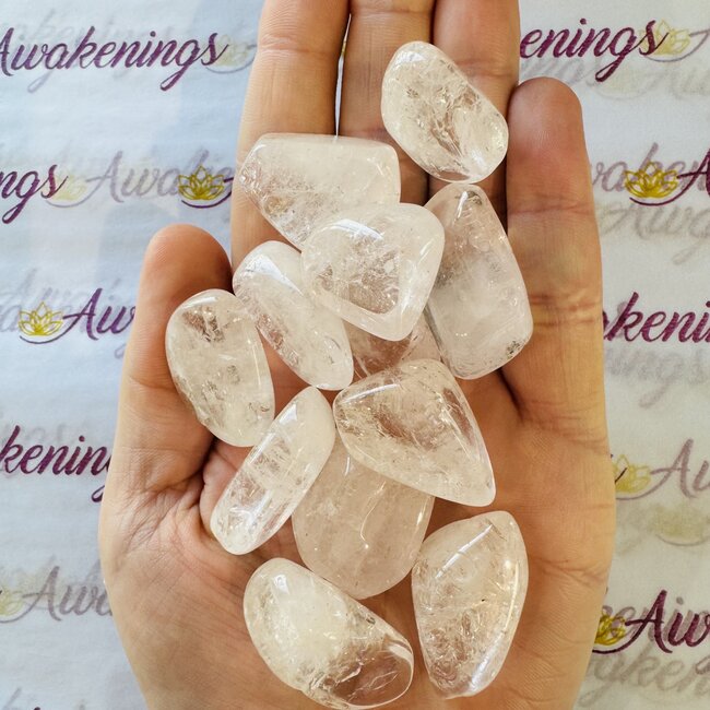 Pink Danburite - Tumbled XXL