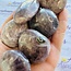 Purple Anhydrite Palm Pillow Stone Gallet