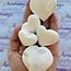 White Scolecite Hearts - Medium 1.5-2"