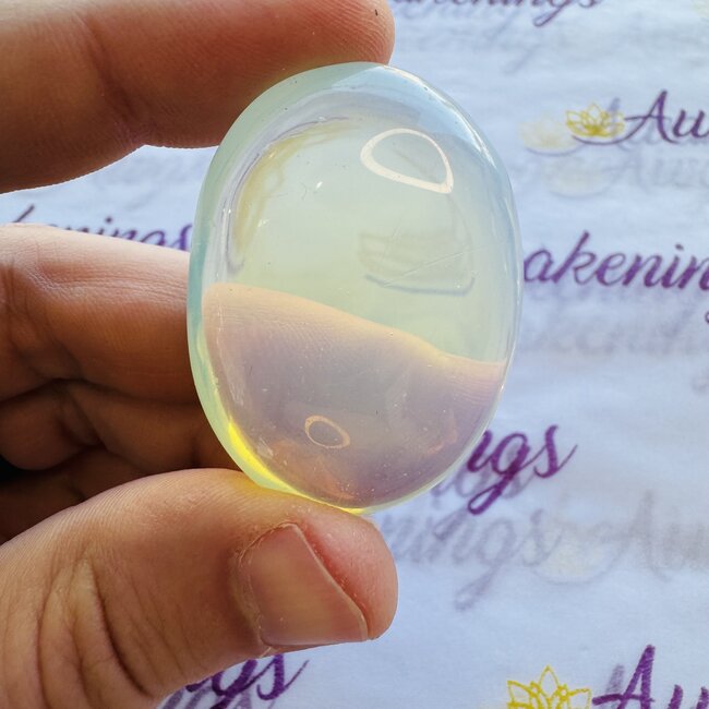Opalite Palm Pillow Pocket Stones