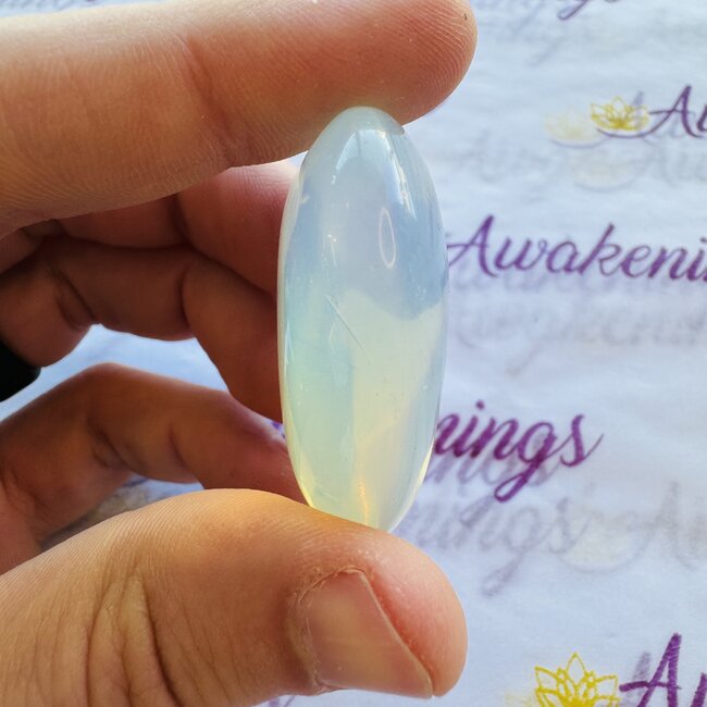 Opalite Palm Pillow Pocket Stones